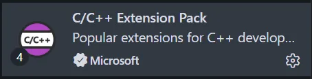 C/C++ Extension Pack